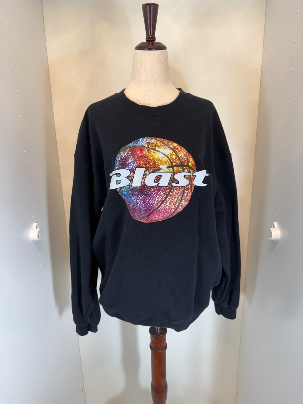 Gildan Black Heavy Blend Crewneck Sweatshirt